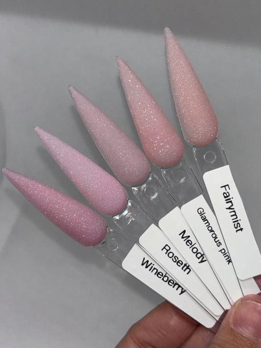 Glitter pink collection