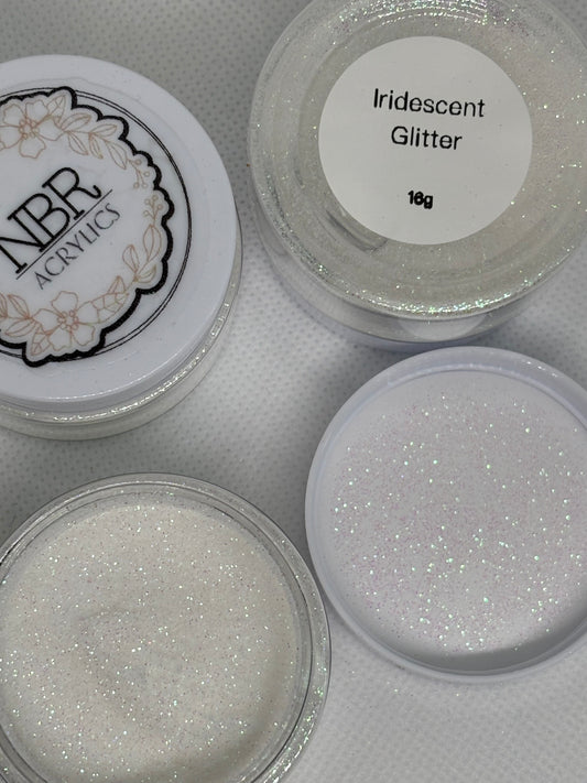 Iridescent glitter