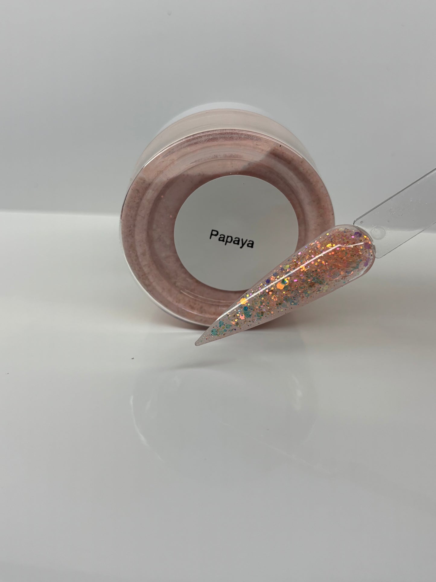 papaya glitter