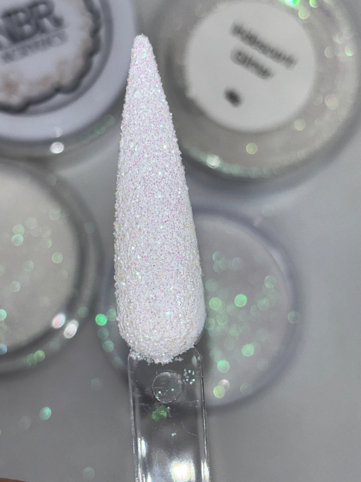 Iridescent glitter