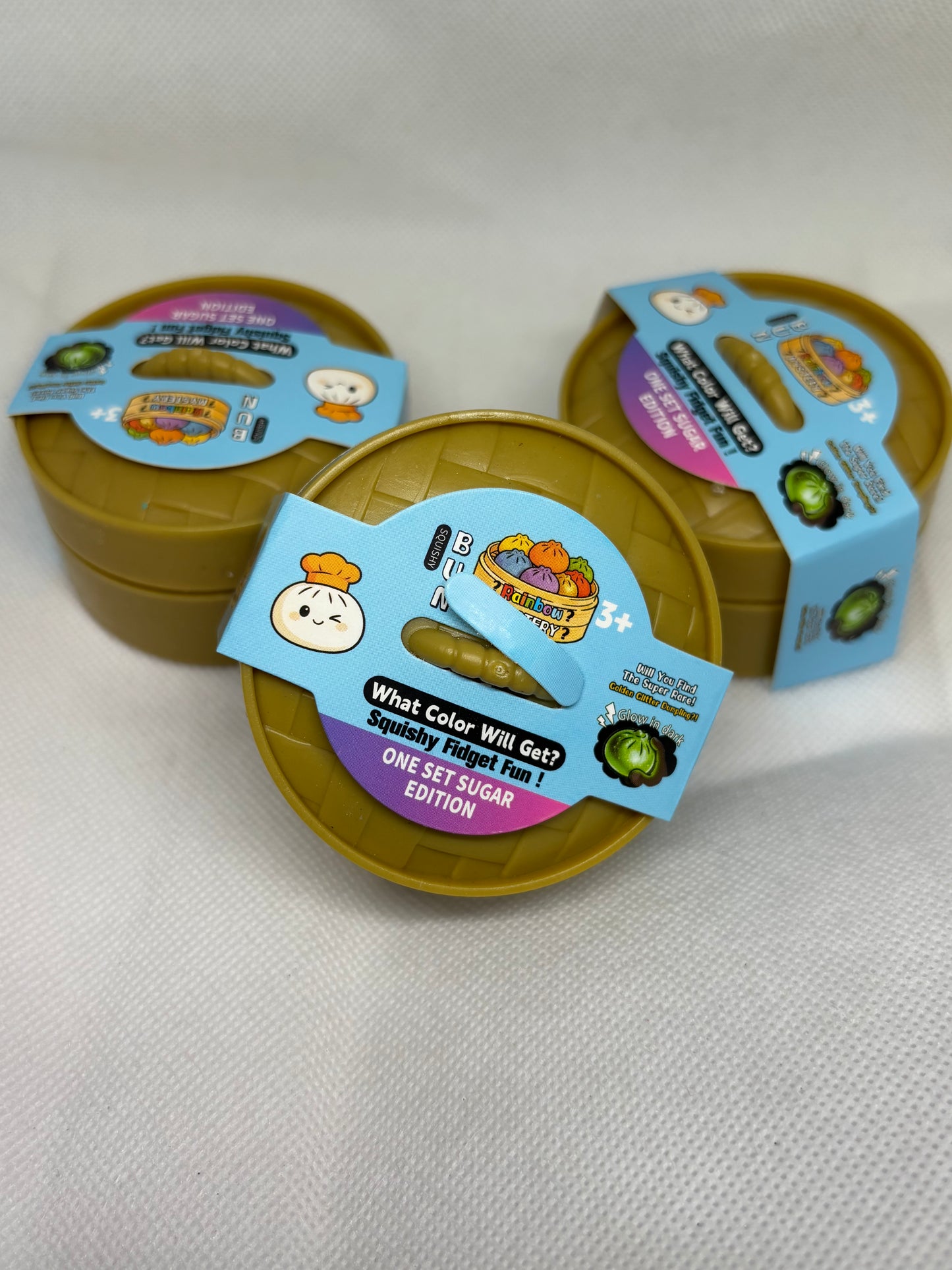 Glow in the dark Mystery glitter dumplings