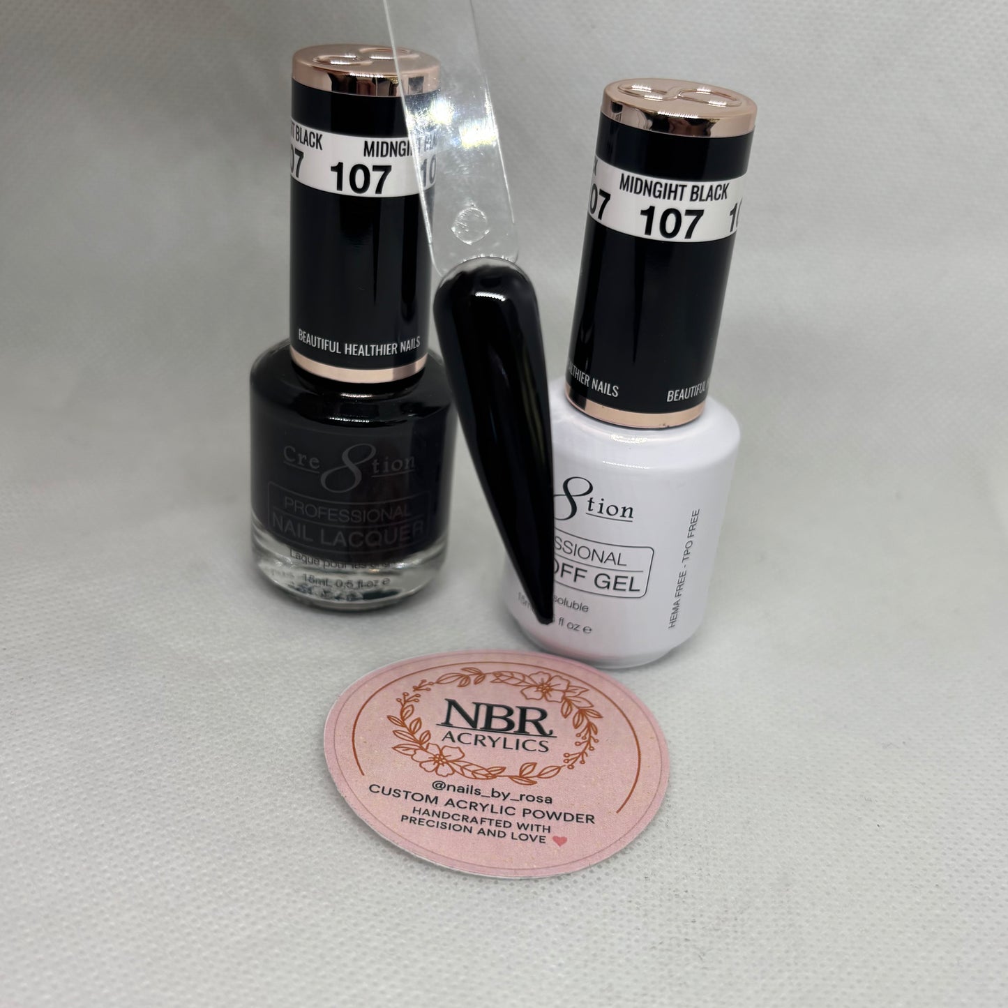 midnight black gel duo